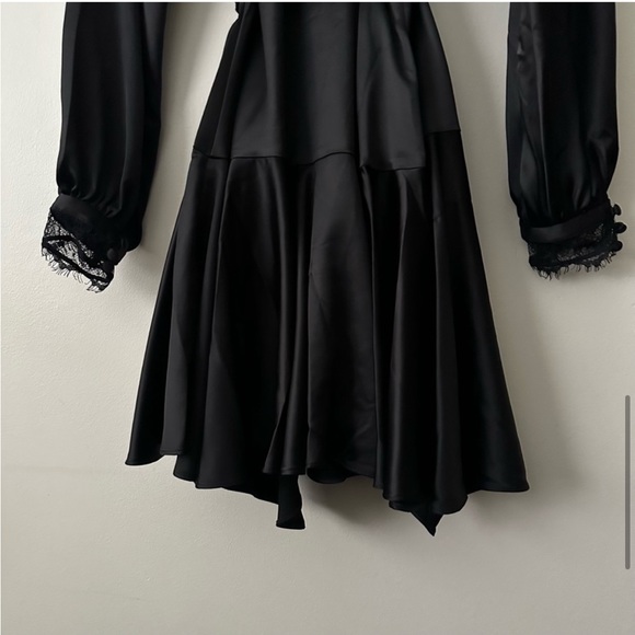 REVOLVE Satin Wrap Dress - Picture 8 of 9